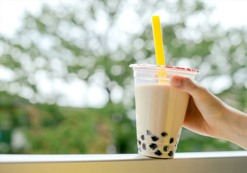 Holding milkshakes