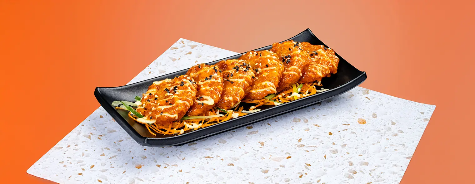 Grilled food on plate