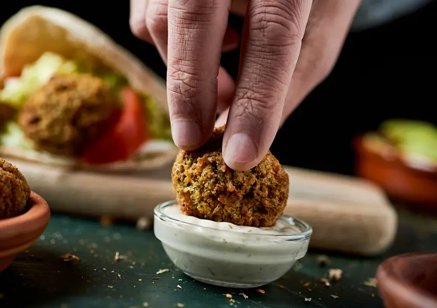 Food Dip in sauce