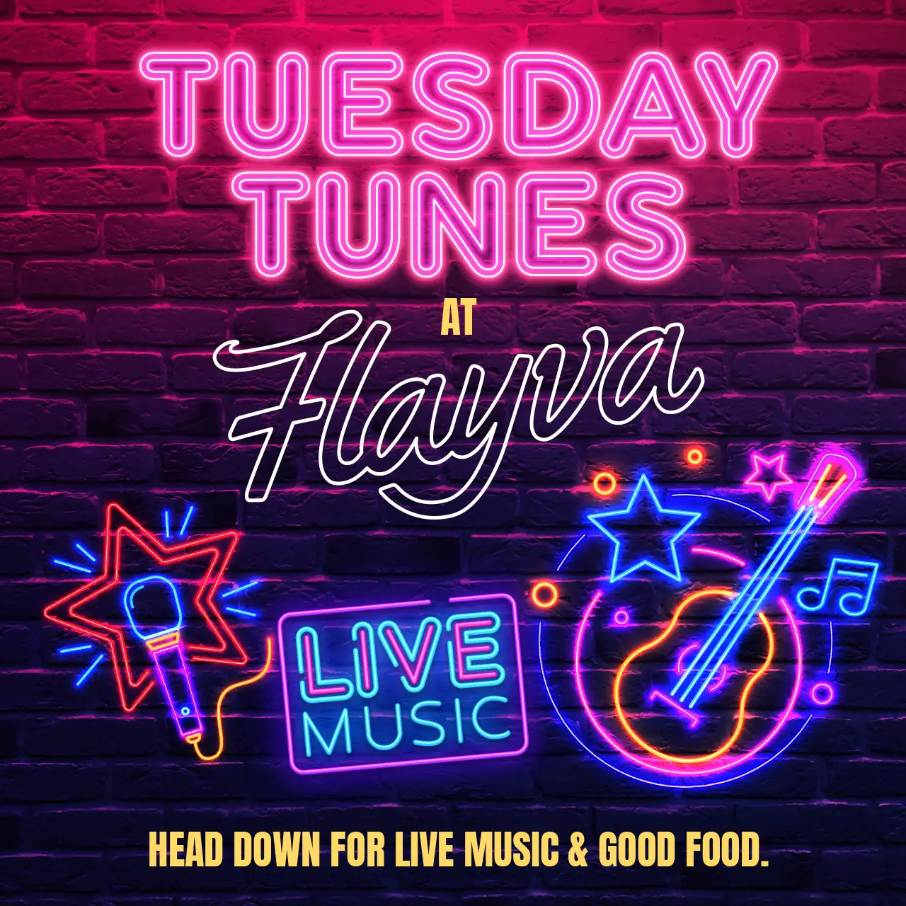 Tuesday Tunes at flayva