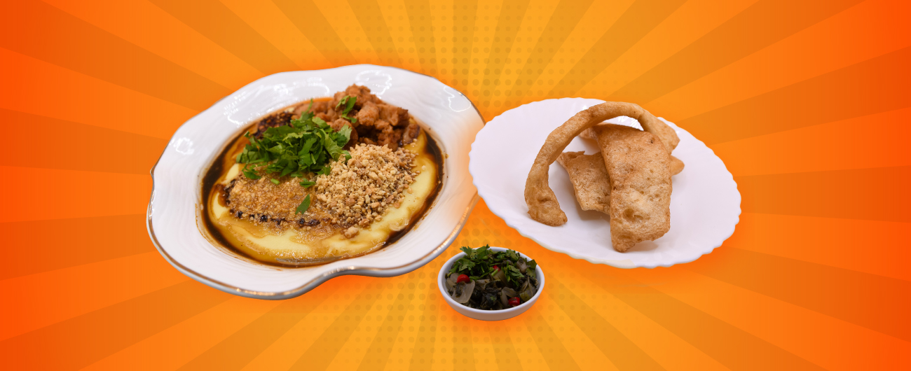 Fried chicken with french fries