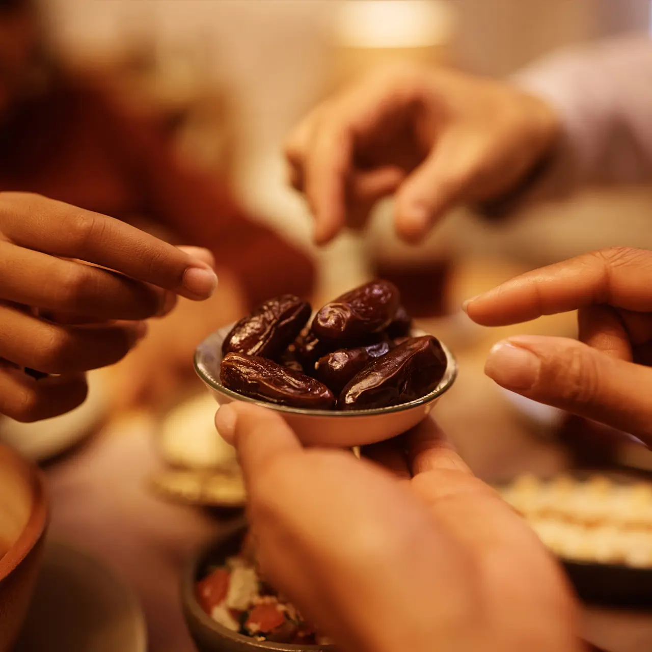 Friends having dates