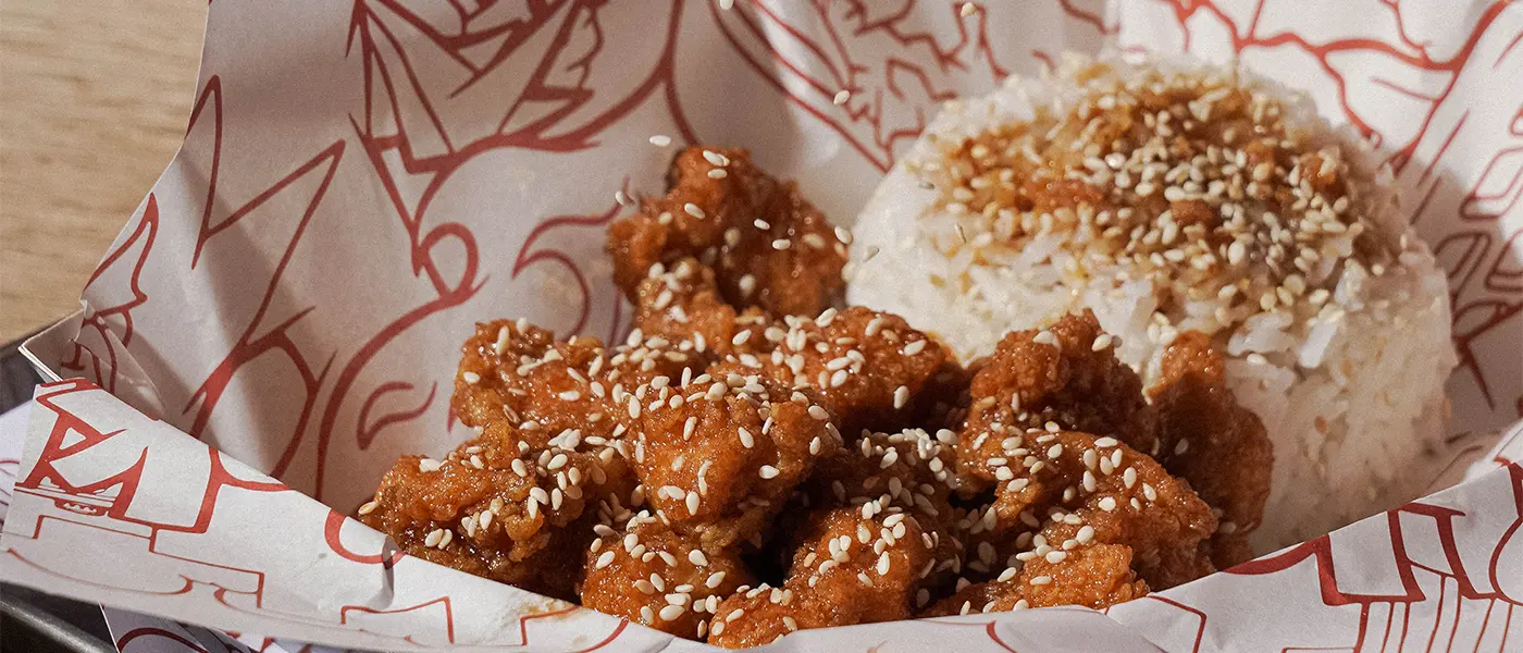 Appetizers with sauce